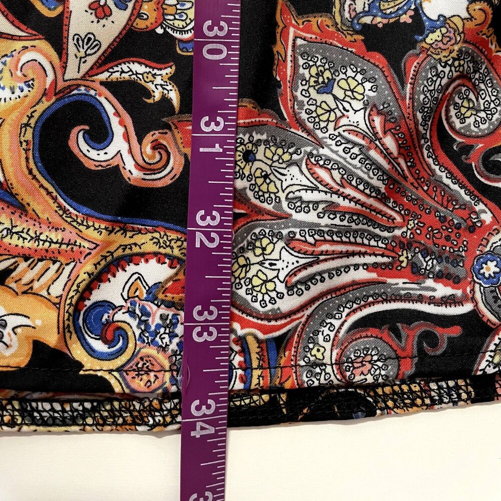 ‼️SOLD‼️SHEIN Vacay Black Paisley Halter Tie-Neck Dress - Picture 9 of 9